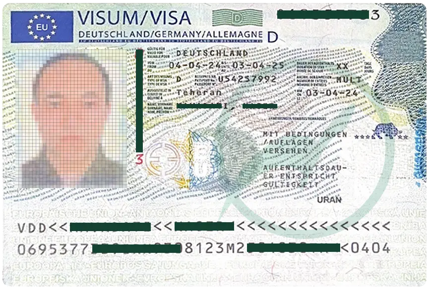ویزای موفق کار آلمان همراه با بلو کارت