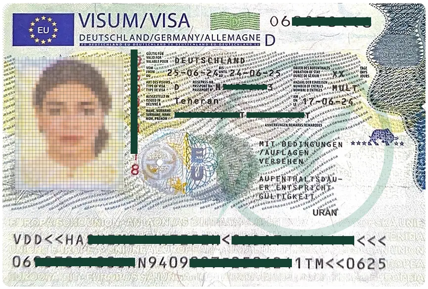 ویزای موفق کار آلمان همراه با بلو کارت