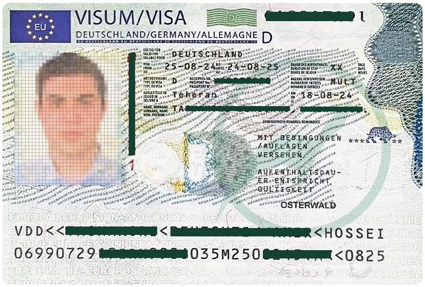 ویزای موفق آوسبیلدونگ آلمان با پیش تائیدیه اداره خارجی ها